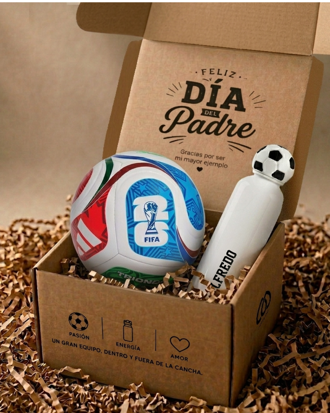 Regalo Futbolero con Balón Oficial