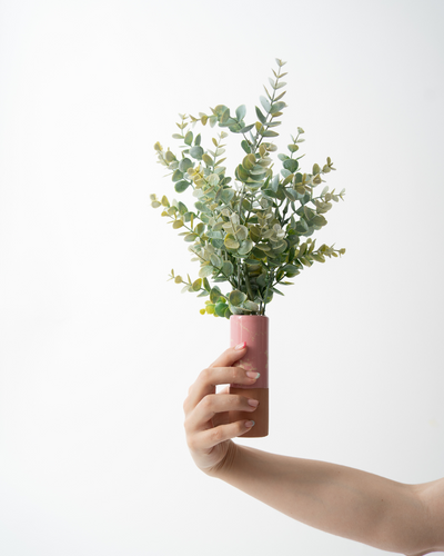 Florero de cerámica | Rosa chico