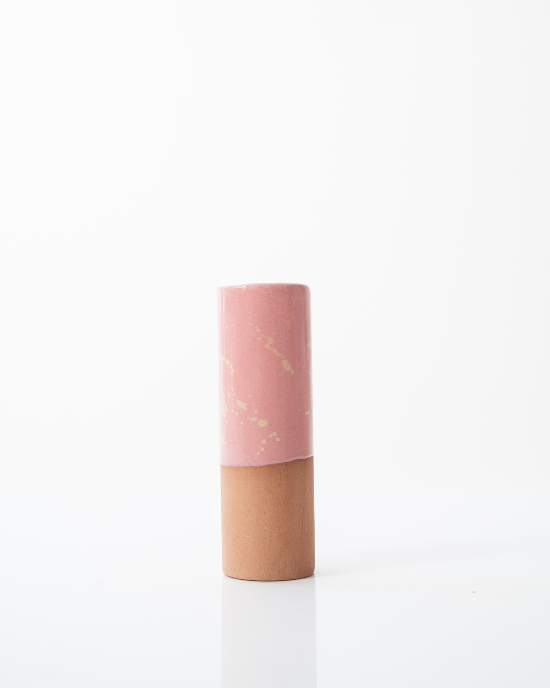 Florero de cerámica | Rosa chico