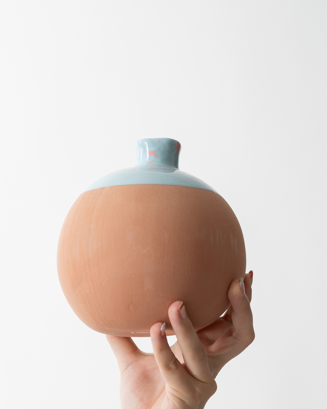 Florero de cerámica | Verde grande