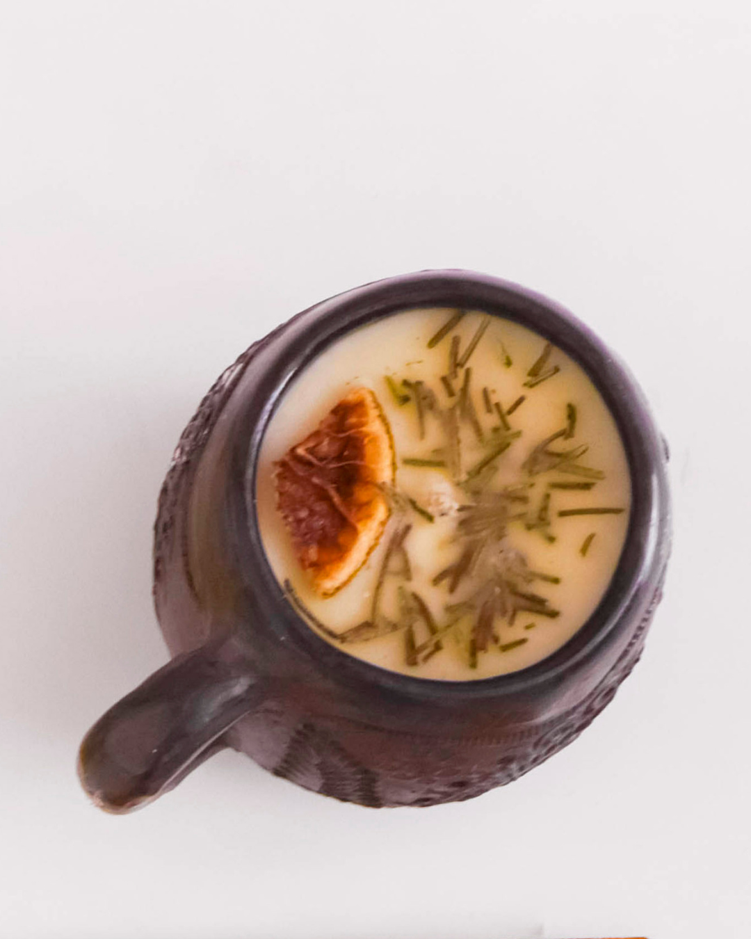 Vela Cítrica en Tacita de Barro Negro