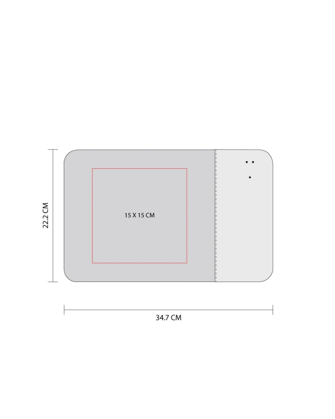 Mouse Pad con Carga Inalámbrica