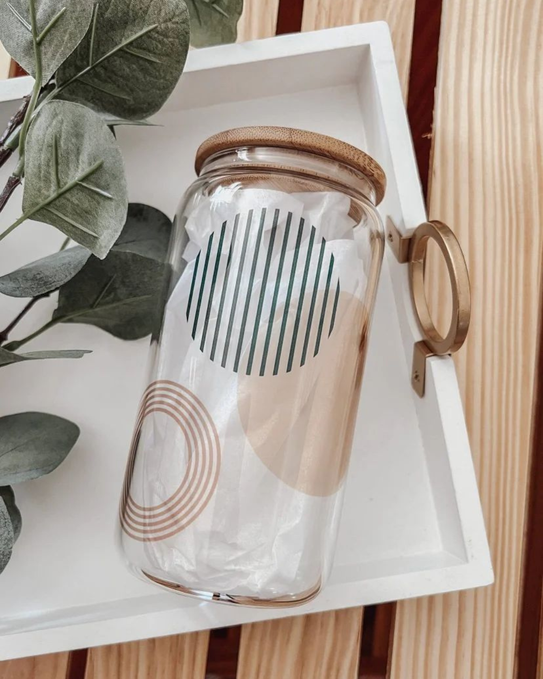 Vaso de Vidrio Personalizado