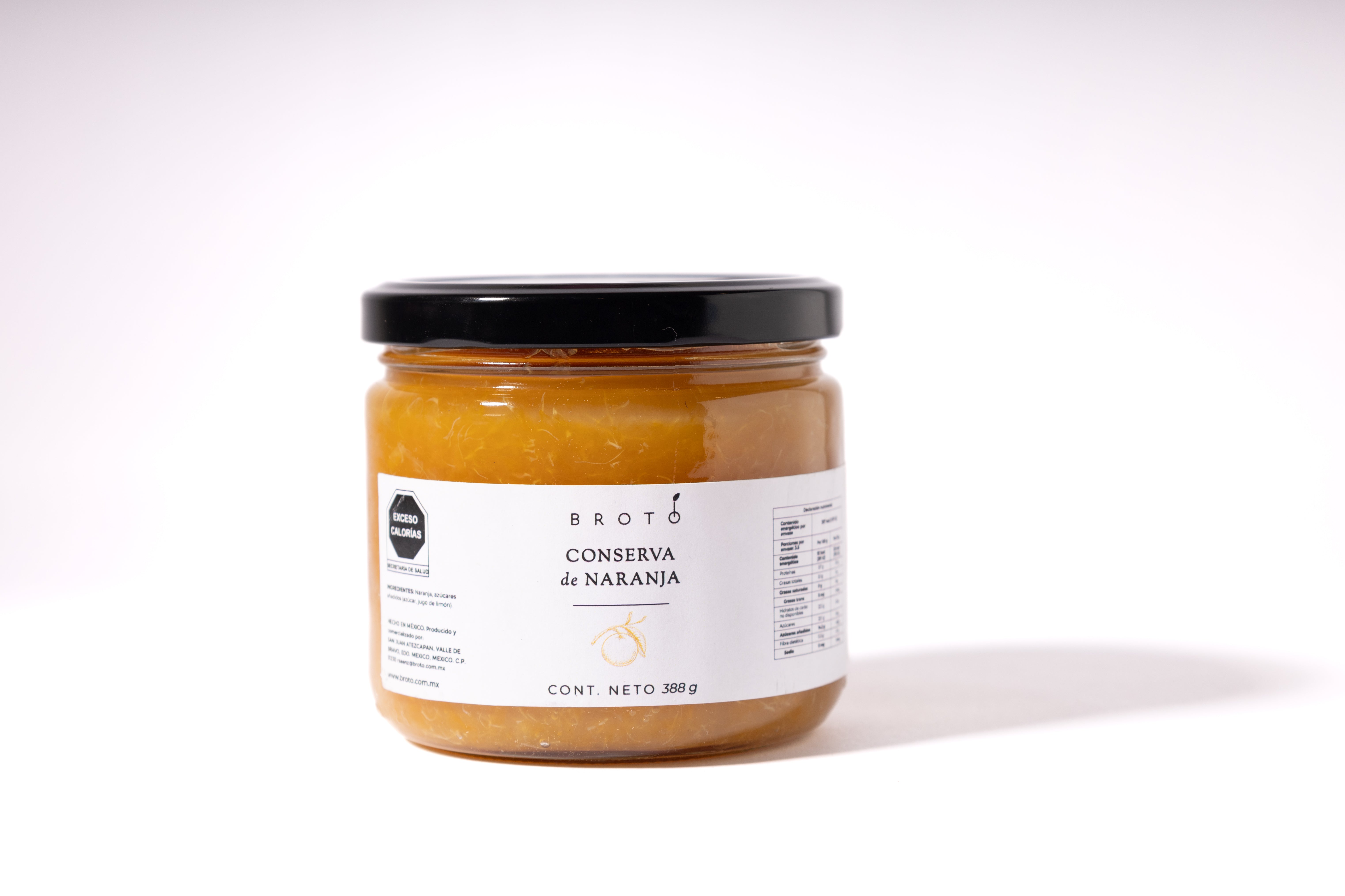 Conserva de Naranja Orgánica | 100% Natural (335 g)