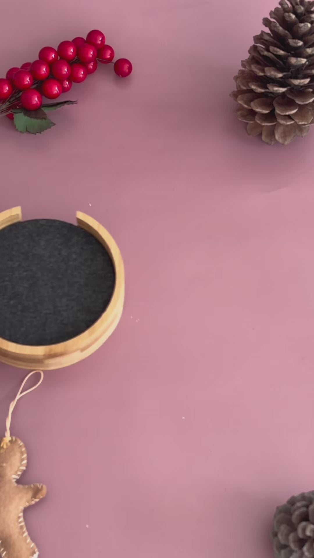 Set de Posavasos en Fieltro
