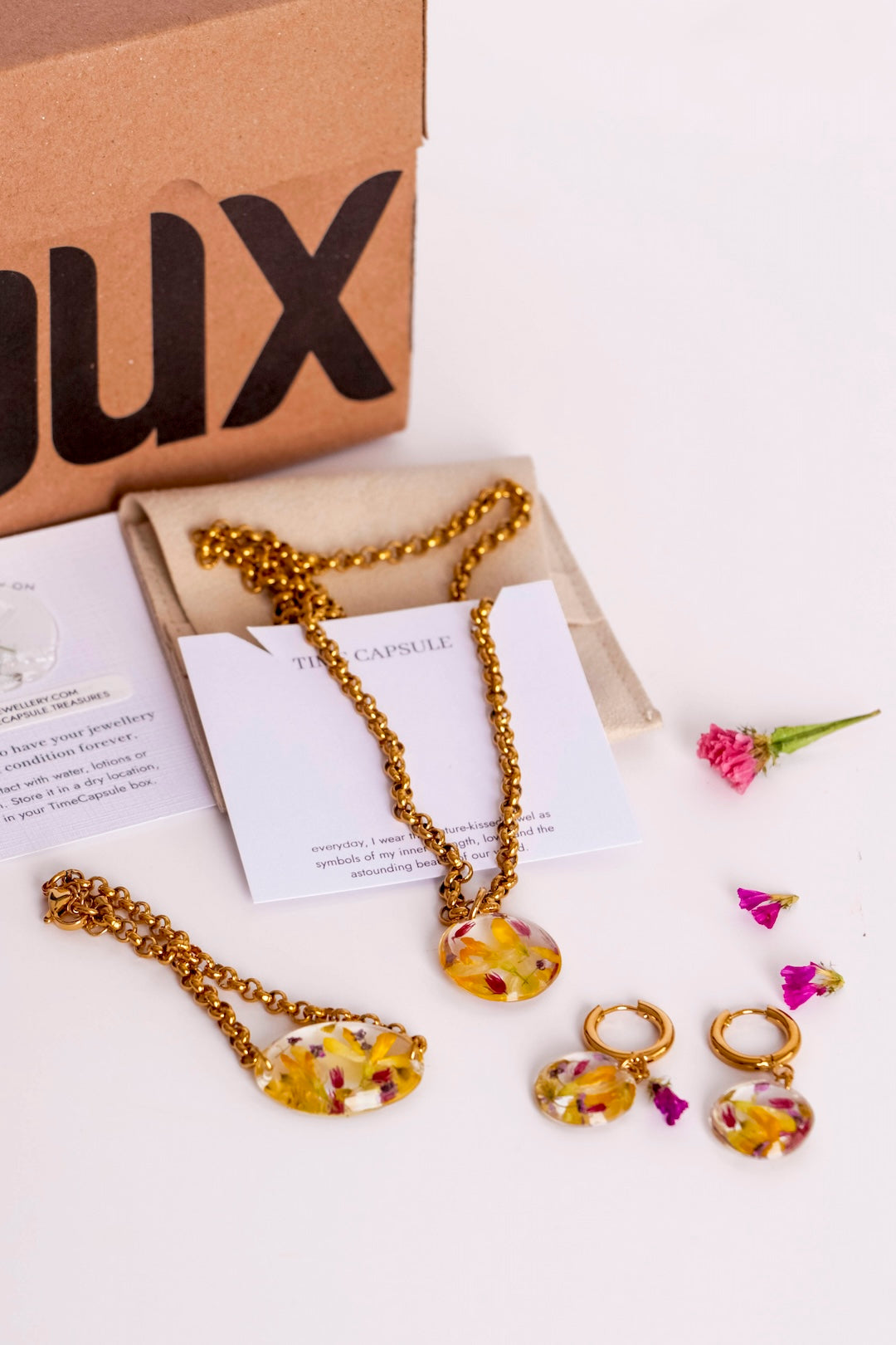 Primavera en Amarillo | Set de Flores Naturales