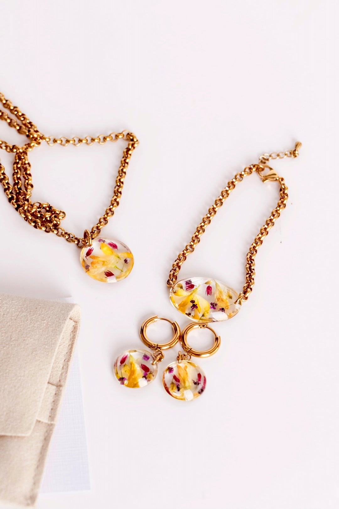 Primavera en Amarillo | Set de Flores Naturales