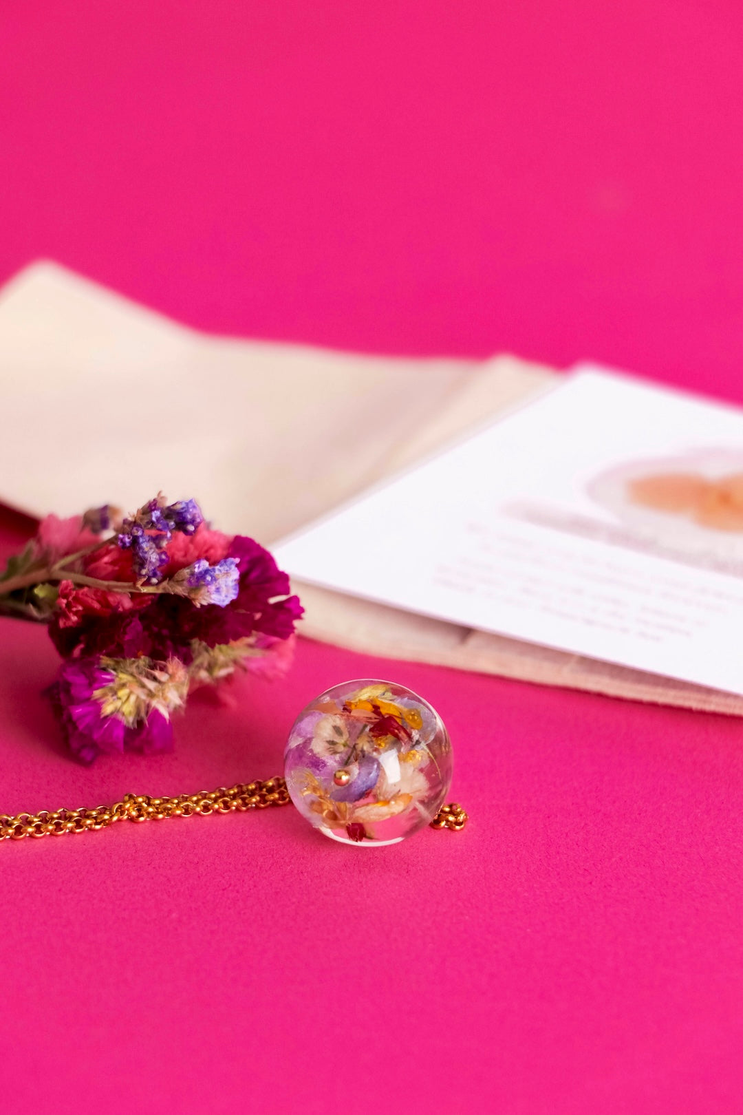 Bolita | Collar de Flores Naturales