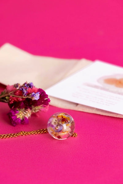 Bolita | Collar de Flores Naturales