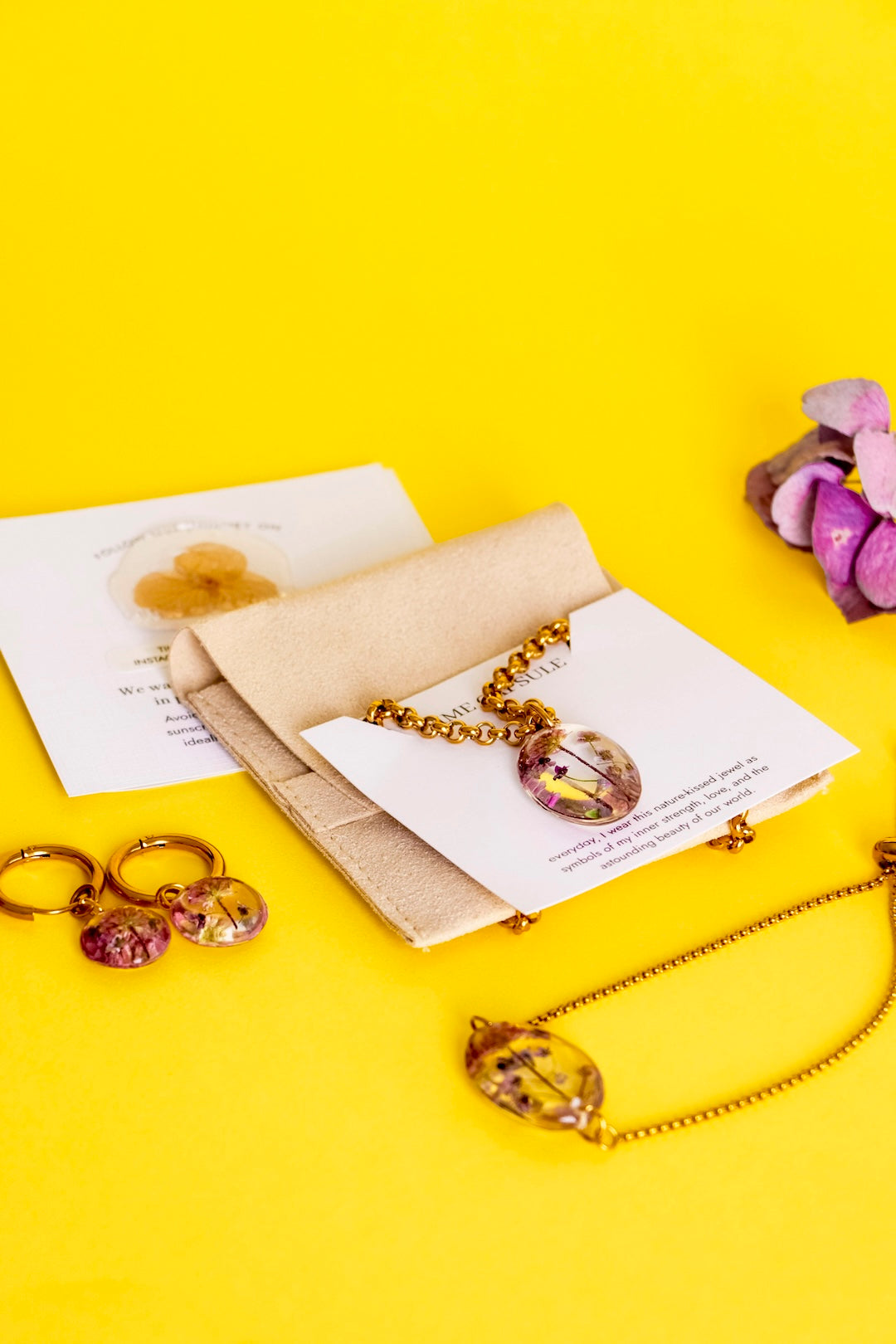 Primavera en Morado | Set de Flores Naturales