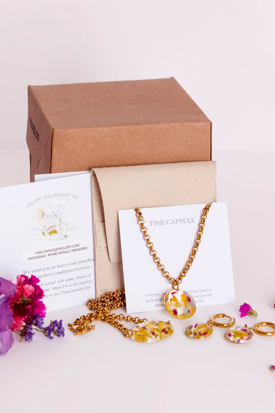 Primavera en Amarillo | Set de Flores Naturales